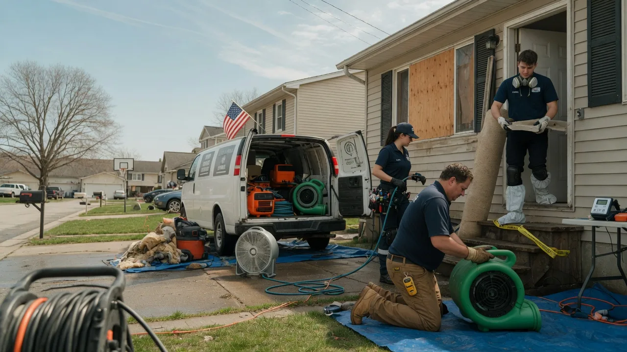 Water Damage Restoration in Buffalo Prairie, IL near me